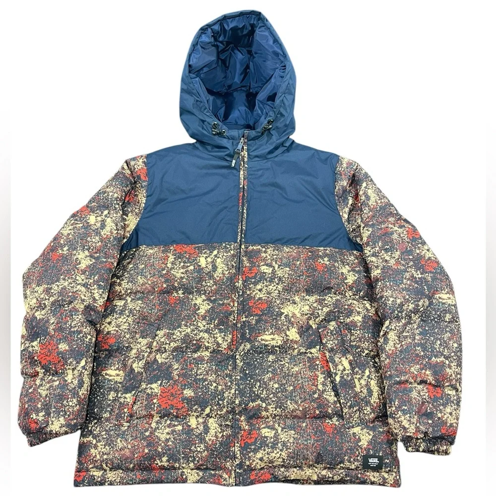 ⚡️SOLD⚡️Vans Coat Housley MTE-1 Colorblock Hooded Puffer Jacket Mens Size Small - Picture 3 of 16